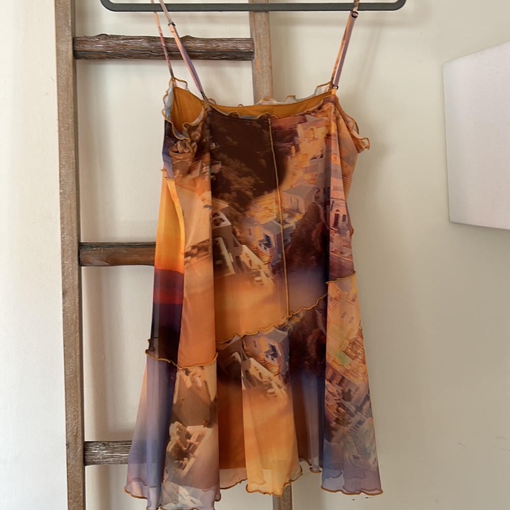 Mini Patterned Dress - image 2